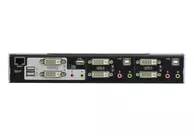 ATEN USB DVI Dual View KVMP Switch CS1642A - KVM / lyd / USB-svitsj - 2 porter (CS1642A)