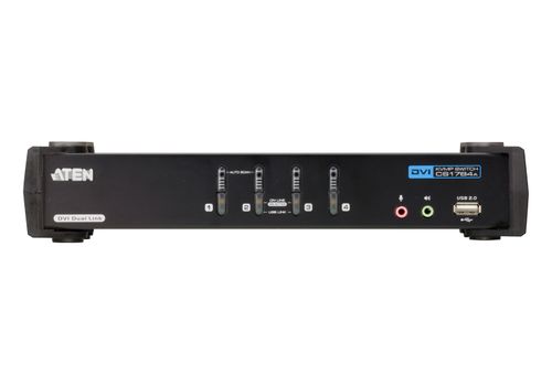 ATEN CS1784A | USB DVI-I Dual Link/ Audio KVMPâ„¢ | 4in x 1out | 2560x1600 60Hz | Switch (CS1784A)
