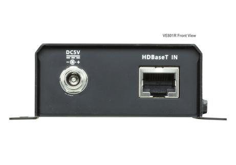 ATEN N VE801R HDMI HDBaseT-Lite Extender - Video/ audio extender - up to 70 m - for P/N: VE802T-AT-E,  VE901T-AT-E,  VS1818T-AT-E (VE801R)