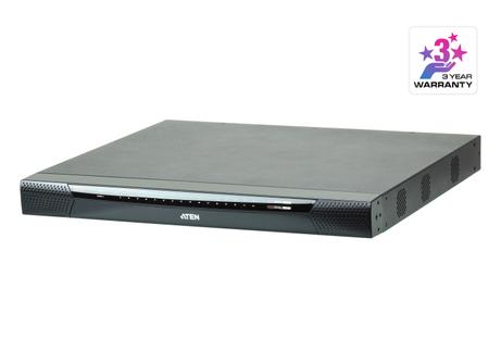 ATEN 8 REMOTE& 1 LOCAL USERS 32PORT CAT5 IP KVM VIRT MEDIA & DUAL PWR (KN8132V)