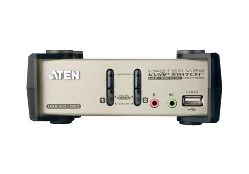 ATEN KVM Desktop switch ATEN, 2 port SVGA/ USB+audio (CS-1732B)
