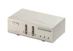 ATEN Video Matrix Switch VS-0202 2x2 - video/audio switch - 2 porter