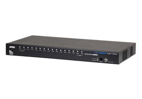 ATEN KVM Switch 16-port HDMI 19" HDMI USB 2xKabel OSD (CS17916)