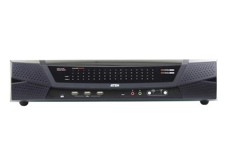 ATEN 8 REMOTE& 1 LOCAL USERS 64PORT CAT5 IP KVM VIRT MEDIA & DUAL POWER (KN8164V)