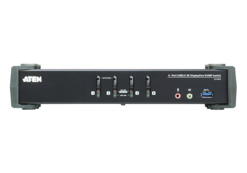 ATEN 4-Port USB 3.1 Gen 1 4K DisplayPort 1.2 KVMP™ Switch with Audio (CS1924)
