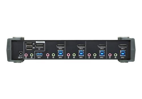 ATEN 4-Port USB 3.1 Gen 1 4K DisplayPort 1.2 KVMP™ Switch with Audio (CS1924)