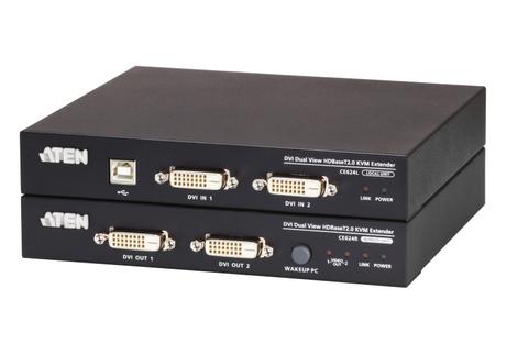 ATEN N CE 624 - KVM / audio / serial / USB extender - HDBaseT 2.0 - USB - up to 150 m (CE624)