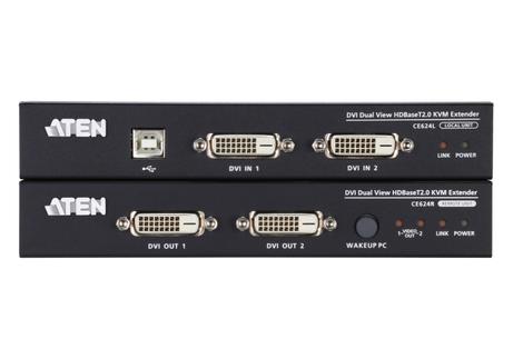 ATEN N CE 624 - KVM / audio / serial / USB extender - HDBaseT 2.0 - USB - up to 150 m (CE624)
