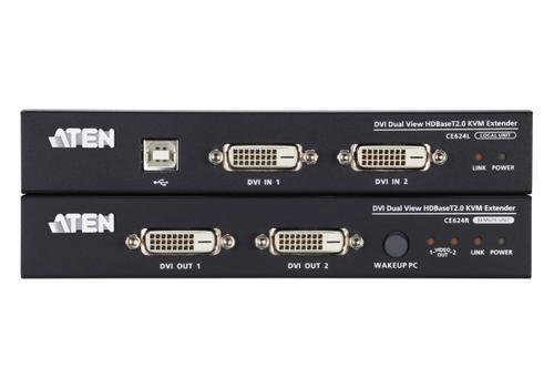 ATEN N CE 624 - KVM / audio / serial / USB extender - HDBaseT 2.0 - USB - up to 150 m (CE624)