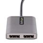 STARTECH StarTech.com 2 Port USB C to Dual DisplayPort MST Hub 4K 60Hz (MST14CD122DP)