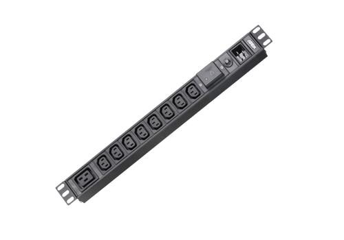 ATEN 9-Outlet 1U Basic PDU with Surge protection (16A) (8x C13, 1xC19) (PE0209SG-AT-G)