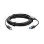 VADDIO Active Optical Cable Plenum | USB-B - USB-A | 3.2 Gen 2 | 8m | Svart