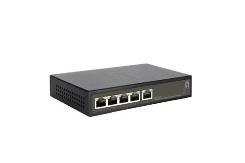 LEVELONE Hilbert 5-Port Gigabit Poe  (GES-2105P)
