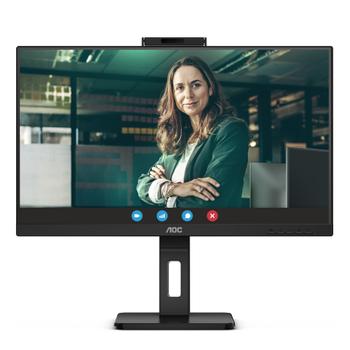 AOC C Pro-line 24P3QW - P3 Series - LED monitor - 24" (23.8" viewable) - 1920 x 1080 Full HD (1080p) @ 75 Hz - IPS - 300 cd/m² - 1000:1 - 4 ms - 2xHDMI, DisplayPort - speakers - black (24P3QW)