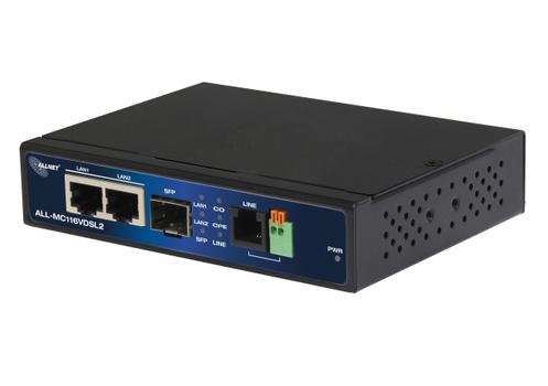 ALLNET point-to-point modem VDSL2 via 2-wire unmanaged ALL-MC116V2 / Max. 3km with max. 160Mbit/s (ALL-MC116VDSL2)