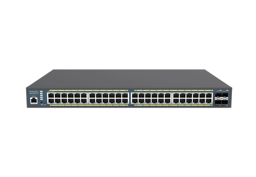 ENGENIUS Switch full managed Layer 2+ 52 Port • 48x 1 GbE • PoE Budget 740W • 48x PoE at • 4x SFP • 19 • EWS7952FP-FIT • FitCon/ FitXpress (1402A0195307)