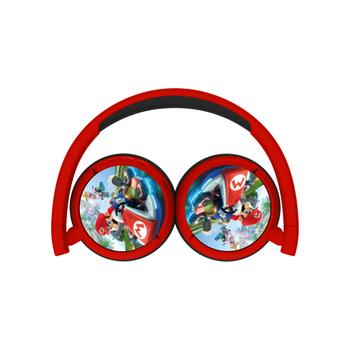 SUPERMARIO MARIO Headphone On-Ear Wireless 85dB/95dB Sharing Aux (MK0983)