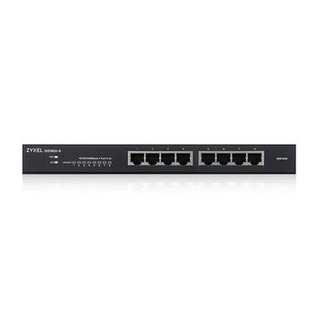 ZYXEL GS1900-8 V2, 8 PORT GBE L2 SMART SWITCH, DESKTOP, FANLESS (GS1900-8-EU0102F)