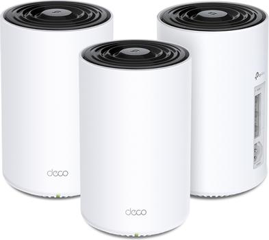 TP-LINK k Deco PX50 V1 - Wi-Fi system (3 routers) - up to 6,500 sq.ft - mesh - GigE, G.hn - Wi-Fi 6 - Dual Band (DECO PX50(3-PACK))