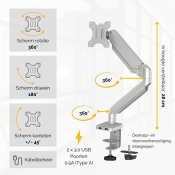 FELLOWES Monitor Mount / Stand 81.3 Cm (8056401)