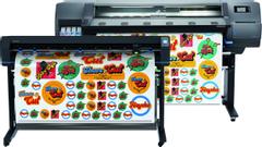 HP Latex 315 Print and Cut Plus Solution - 54" storformatsskrivare - färg - bläckstråle - Rulle (137,1 cm) - 1200 x 1200 dpi - upp till 48 m2/h (mono)/ upp till 48 m2/h (färg) - Gigabit LAN - kniv