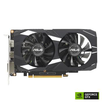 ASUS S Dual GeForce GTX 1650 V2 - OC Edition - graphics card - GF GTX 1650 - 4 GB GDDR6 - PCIe 3.0 - DVI, HDMI, DisplayPort (90YV0GX8-M0NA00)