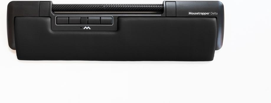 MOUSETRAPPER Delta Extended Black Kabelansluten 4,000dpi Rullmus Svart (MT152)