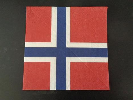 PAPER+ DESIGN table top® Serviett Flagg 17. mai (20) (WS00109)