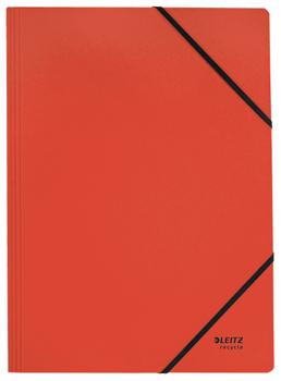 LEITZ Recycle Card Folder With Elastic Band Closure A4 Red 39080025 (39080025)
