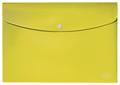 LEITZ Recycle Polypropylene Document Wallet With Push Button Closure Yellow 46780015