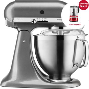 KITCHENAID 5KSM185PSEMS 4,8l KÃ¼chenmaschine,  grau (5KSM185PSEMS)