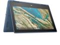 HP Chromebook x360 11 G3 EE Intel® Celeron® N4020 29,5 cm (11.6") Touchscreen HD 4 GB LPDDR4-SDRAM 32 GB eMMC Wi-Fi 5 (802.11ac) ChromeOS Blauw (10X26EA#ABH)