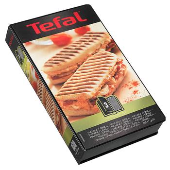 TEFAL Snack Collection -paistolevyt: 3 Paninit (XA800312)