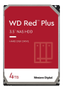 WESTERN DIGITAL WD Red Plus 4TB SATA 6Gb/s 3.5inch Rpm5400 128MB cache Internal HDD Bulk