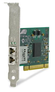 Allied Telesis SINGLE PORT FIBER GIGABIT NIC F/ 32-BIT PCI BUS LC             IN CTLR (AT2916SXLC001)