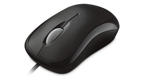 MICROSOFT MS Basic Optical Mouse for Business PS2/USB EN/ DA/ NL/ FI/ FR/ DE/ NO/ SV/ TR Black (4YH-00007)