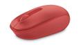 MICROSOFT Microsoft_ Wireless Mobile Mouse 1850 Red V2 Win7/8