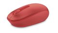 MICROSOFT MOBILE MOUSE 1850 FLAME RED WIRELESS USB-A NANO TRANSCEIVER WRLS (U7Z-00033)