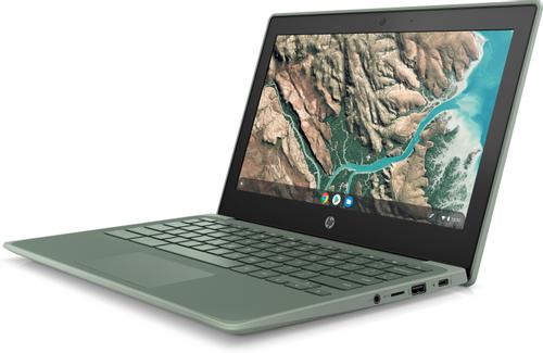 HP Chromebook 11 G8 EE Intel® Celeron® N4120 29,5 cm (11.6") Touchscreen HD 8 GB LPDDR4-SDRAM 32 GB eMMC Wi-Fi 5 (802.11ac) ChromeOS Groen (9TX86EA#ABH)