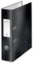 LEITZ 180 WOW Lever Arch File Laminated Paper on Board A4 80mm Spine Width Black (Pack 10) 10050095 (10050095)