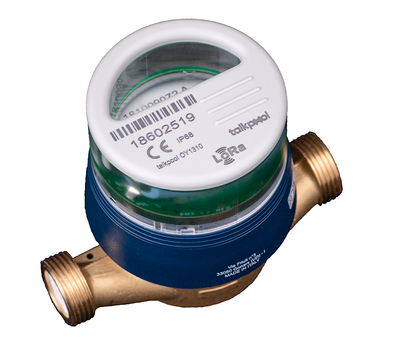 Talkpool LoRaWAN OY1310 Single-Jet Warmwasserzähler KIT DN15 T30/90 Q3=2,5 L110 (TP-T1310-W15-1-EU-L110)