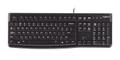 LOGITECH K120 Corded Keyboard black USB (ESP) MEDITER (920-002499)