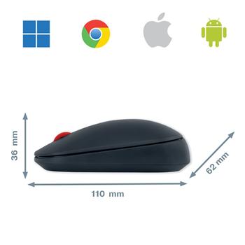 LEITZ Cosy Wireless Mouse Velvet Grey 65310089 (65310089)