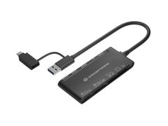 CONCEPTRONIC Card Reader USB3.0+/C SD, MicroSD, MMC, M2, CF   sw