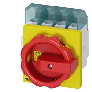 SIEMENS Electrical Switch 4P Red, (3LD2203-1TL53)