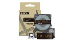 EPSON Metallic Black/ Gold 24mm LK-6BKP