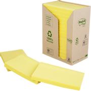 POST-IT Note POST-IT Recycled gul 76x127mm 16/p