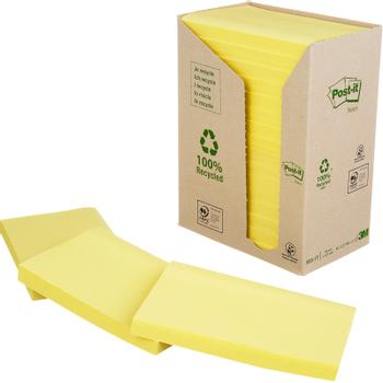 POST-IT Note POST-IT Recycled gul 76x127mm 16/p (7100172248)
