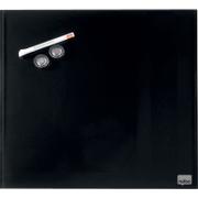 NOBO Diamond board 45x45 cm, black, glass, magnetic
