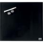 NOBO Diamond board 45x45 cm, black, glass, magnetic